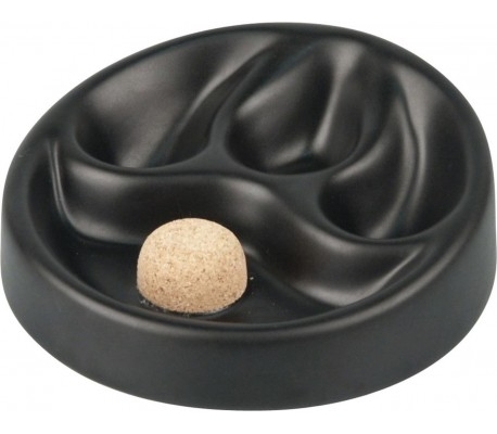 Cendrier Pipe Céramique Noir Mat AUVIZIR Rennes